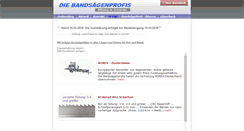 Desktop Screenshot of bandsaegenprofis.de